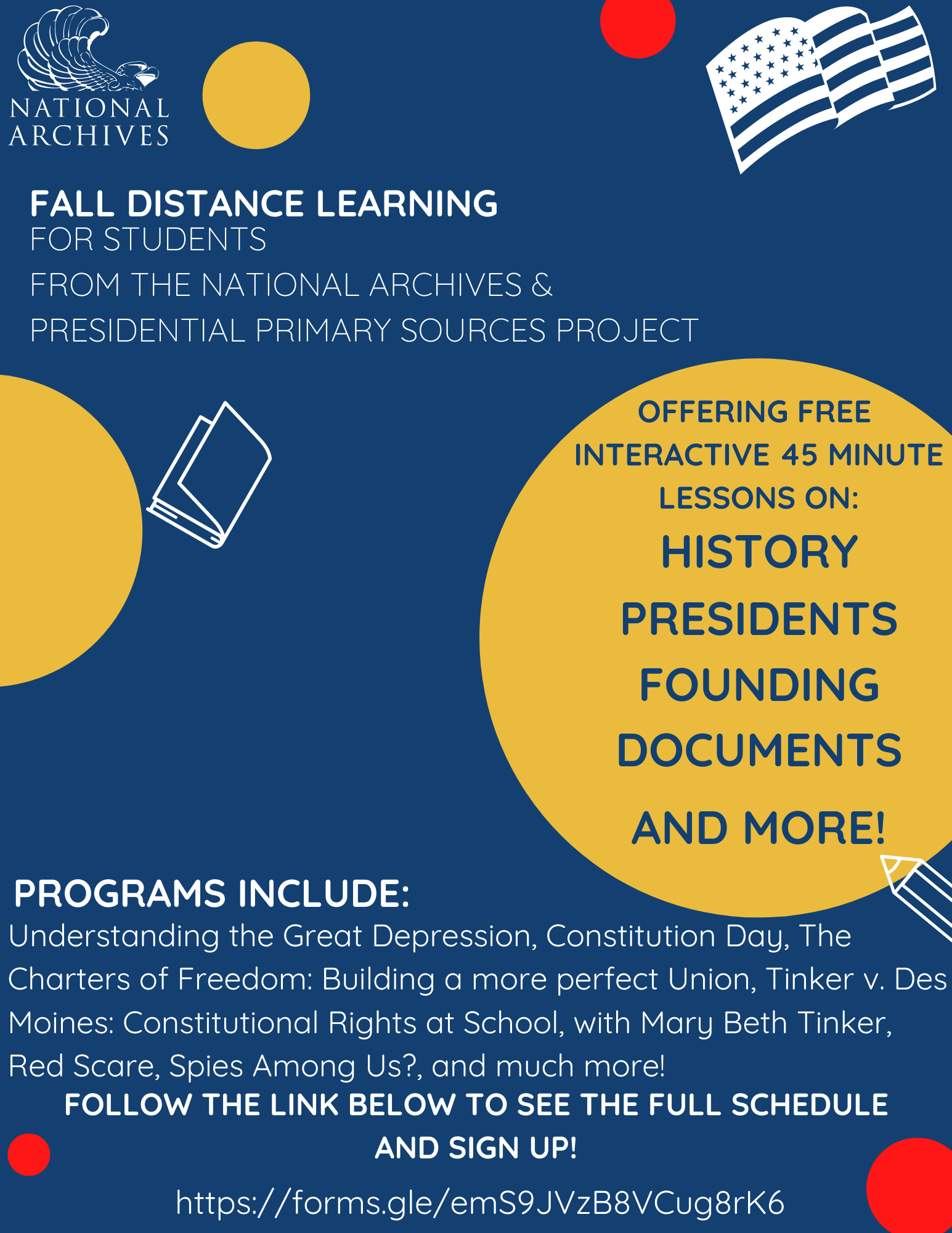 Join Us For Fall Online Programs – and Welcome Back to School! – The Reagan  Library Education Blog